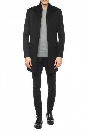 Cropped coat with band collar, zdjęcie 2 Cropped coat with band collar od AllSaints